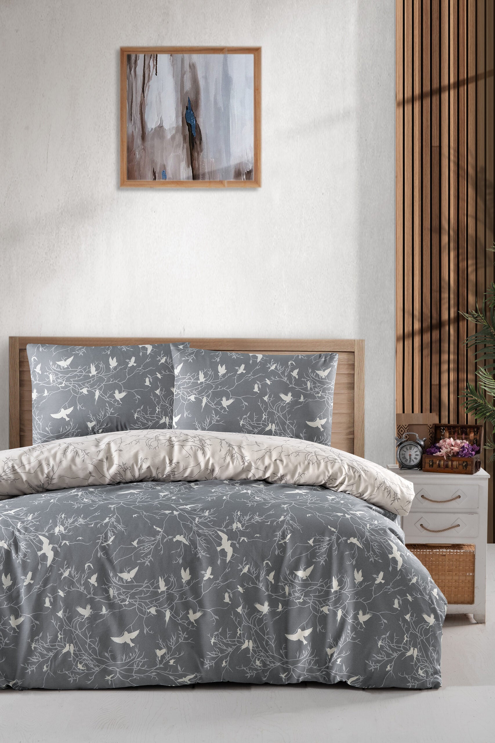 Постільна білизна First Choice Homesko Ranforse сімейний 160 х 220 см Freedom Grey