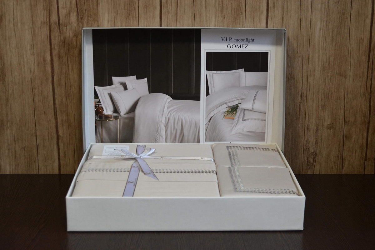 Постільна білизна First Choice V.I.P Satin Moonlight 200 х 220 см Gomez Beige