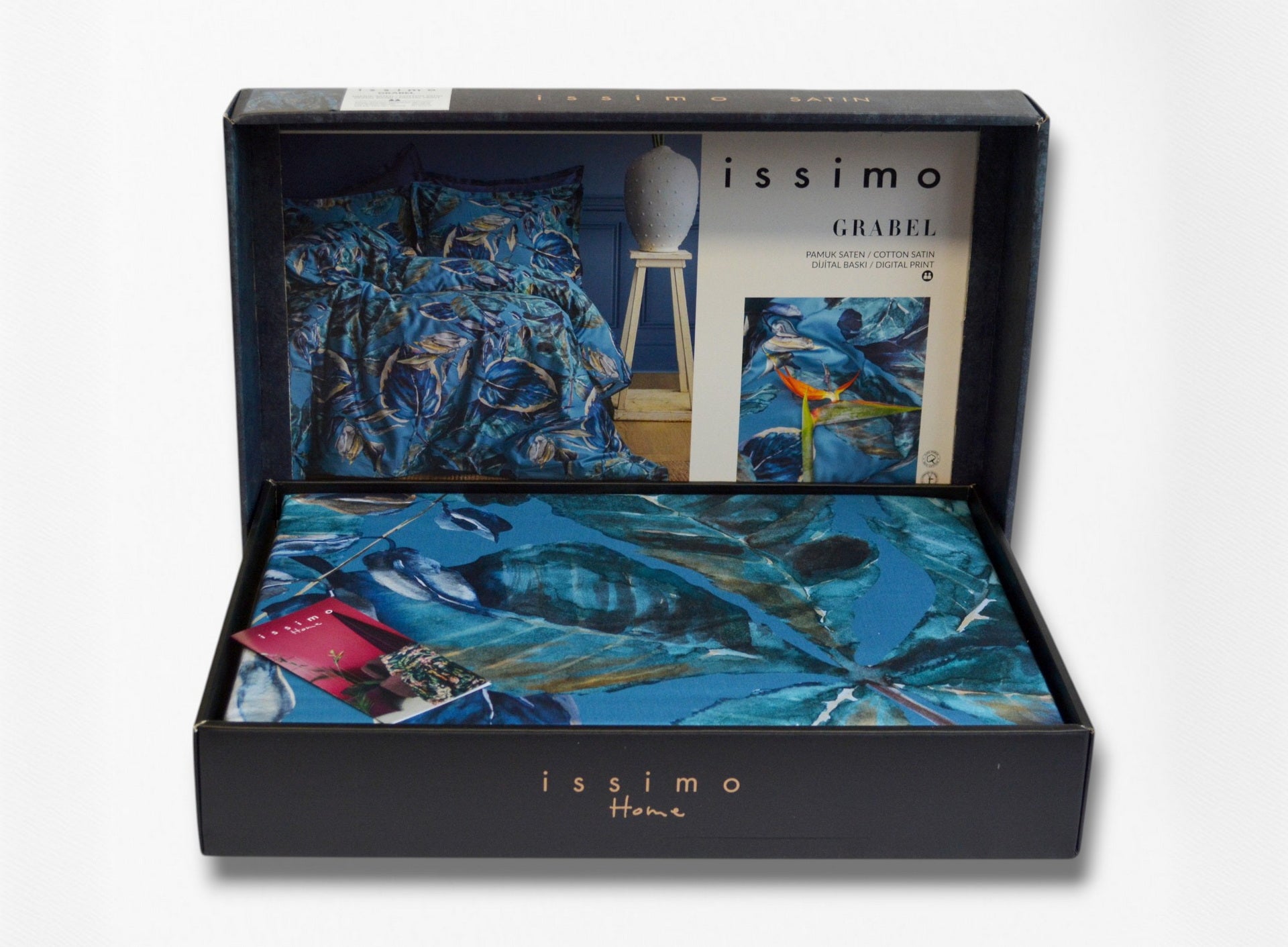 Комплект постільної білизни Issimo Digital Satin 200х220 см Grabel