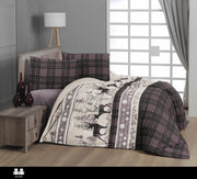 Комплект постільної білизни First Choice 200x220 Happiness Lilac
