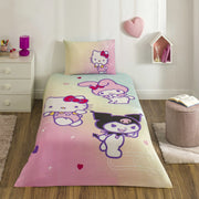 Постільна білизна TAC Disney 160×220 см Hello Kitty & Friends