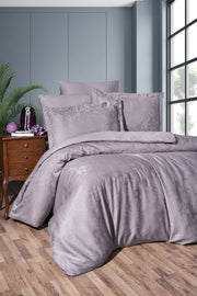 Постільна білизна First Choice Jacquard Satin 200 х 220 см Herra Lavander