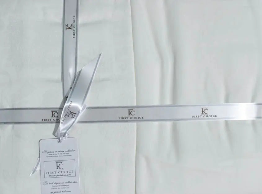 Постільна білизна First Choice Jacquard Satin 200 х 220 см Herra White