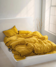 Постільна білизна Limasso Stonewashed Essualte 200 х 220 см Honey