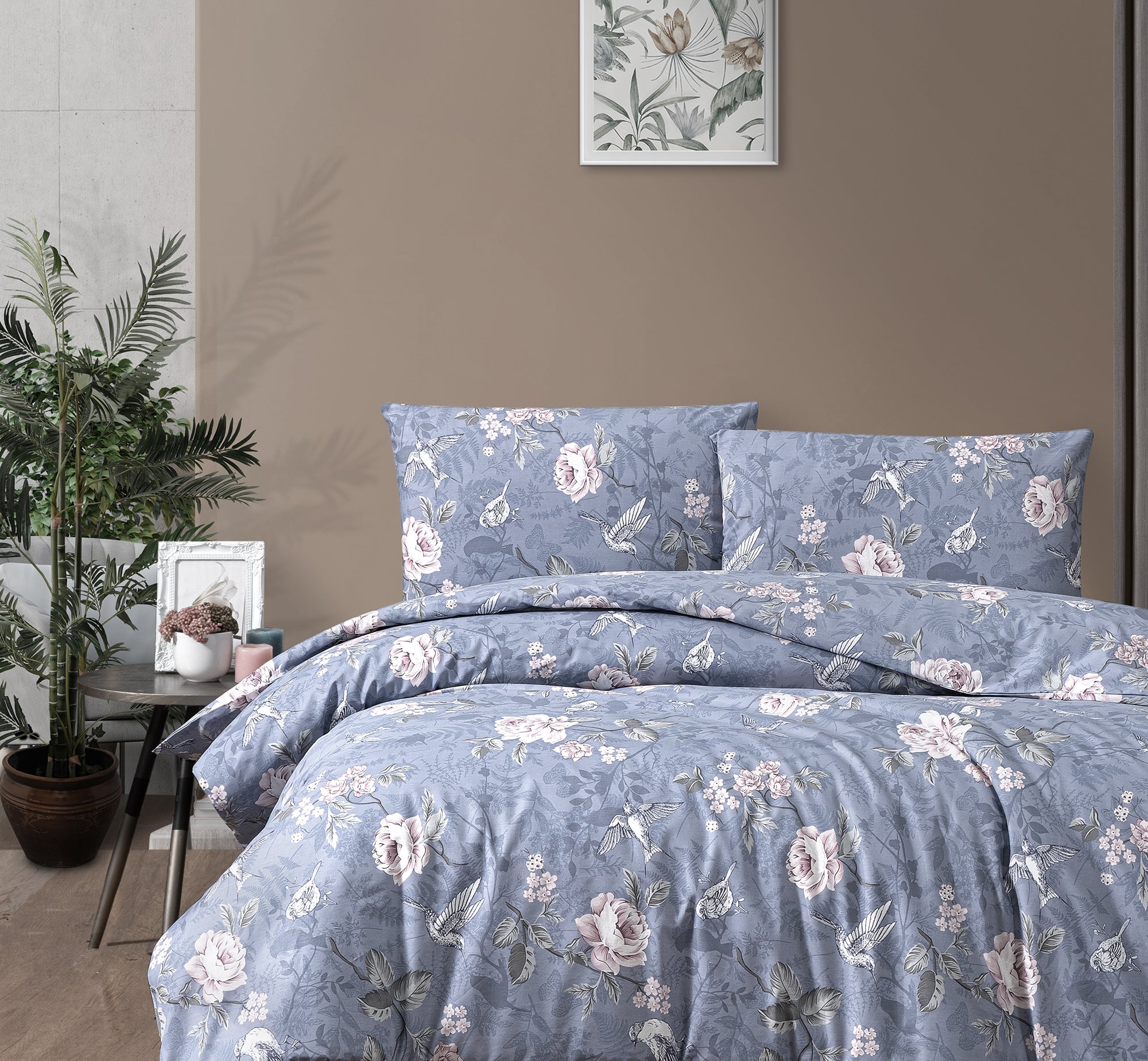 Постільна білизна First Choice Homesko Ranforse 160 х 220 см Ibiza Indigo