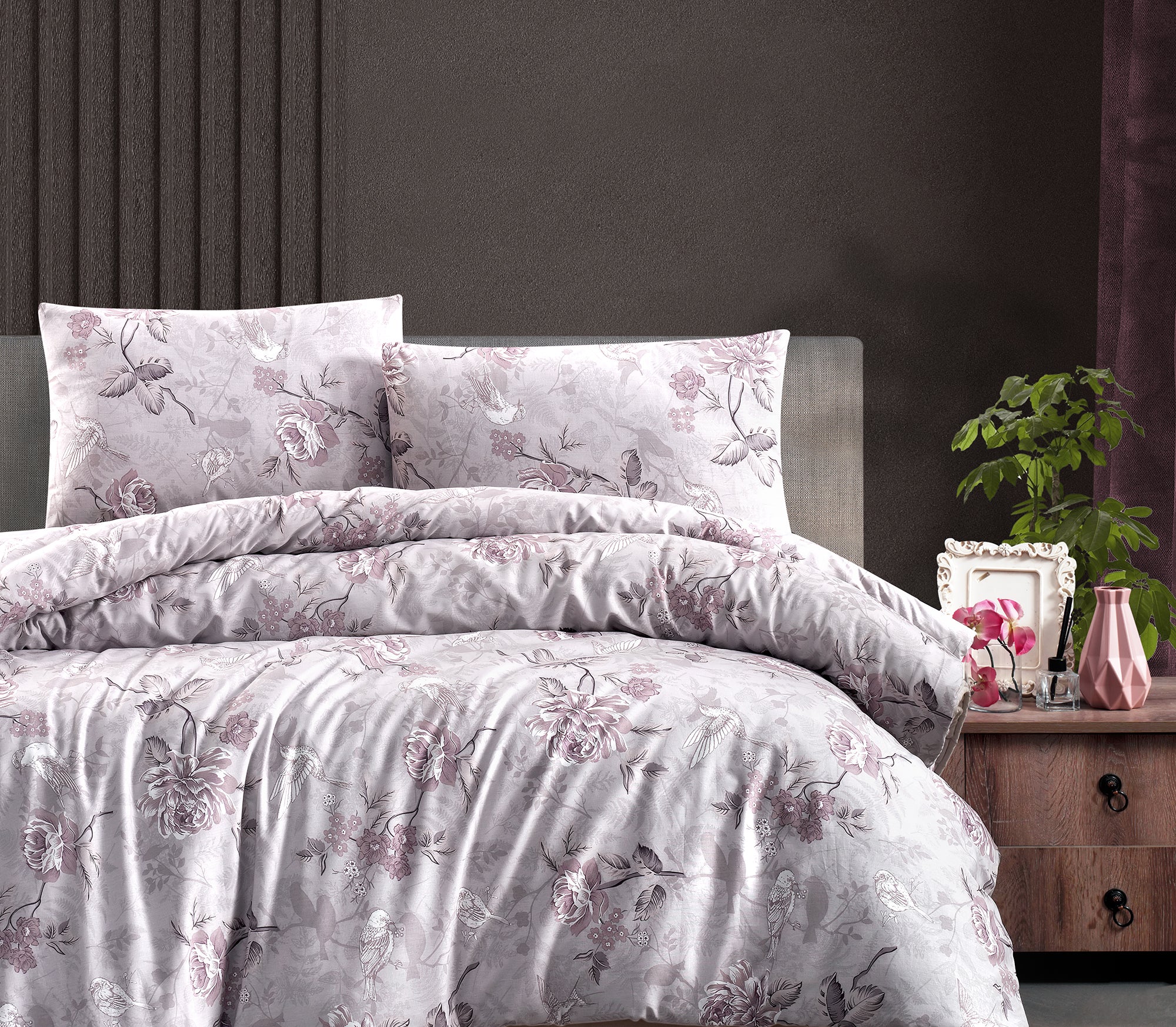 Постільна білизна First Choice Homesko Ranforse 160 х 220 см Ibiza Lilac