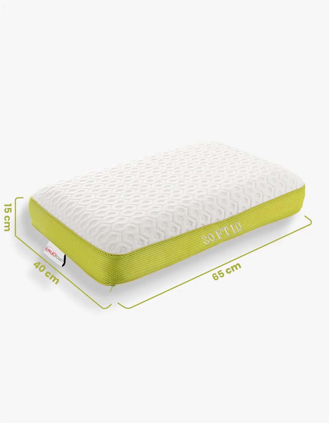 Подушка ортопедична Ergo Foam 65x40x14 см. Galaxy Motion – Soft 1.0