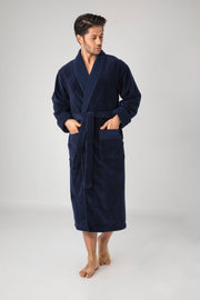 Чоловічий халат Nusa 2965 - 3 XL (52-54), Темно-синій