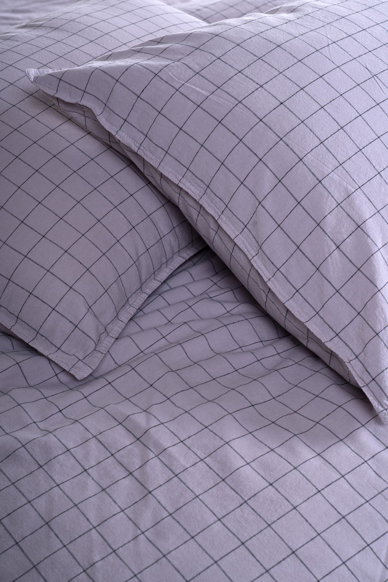 Постільна білизна Limasso Stonewashed Inara 200 х 220 см Opal Grey