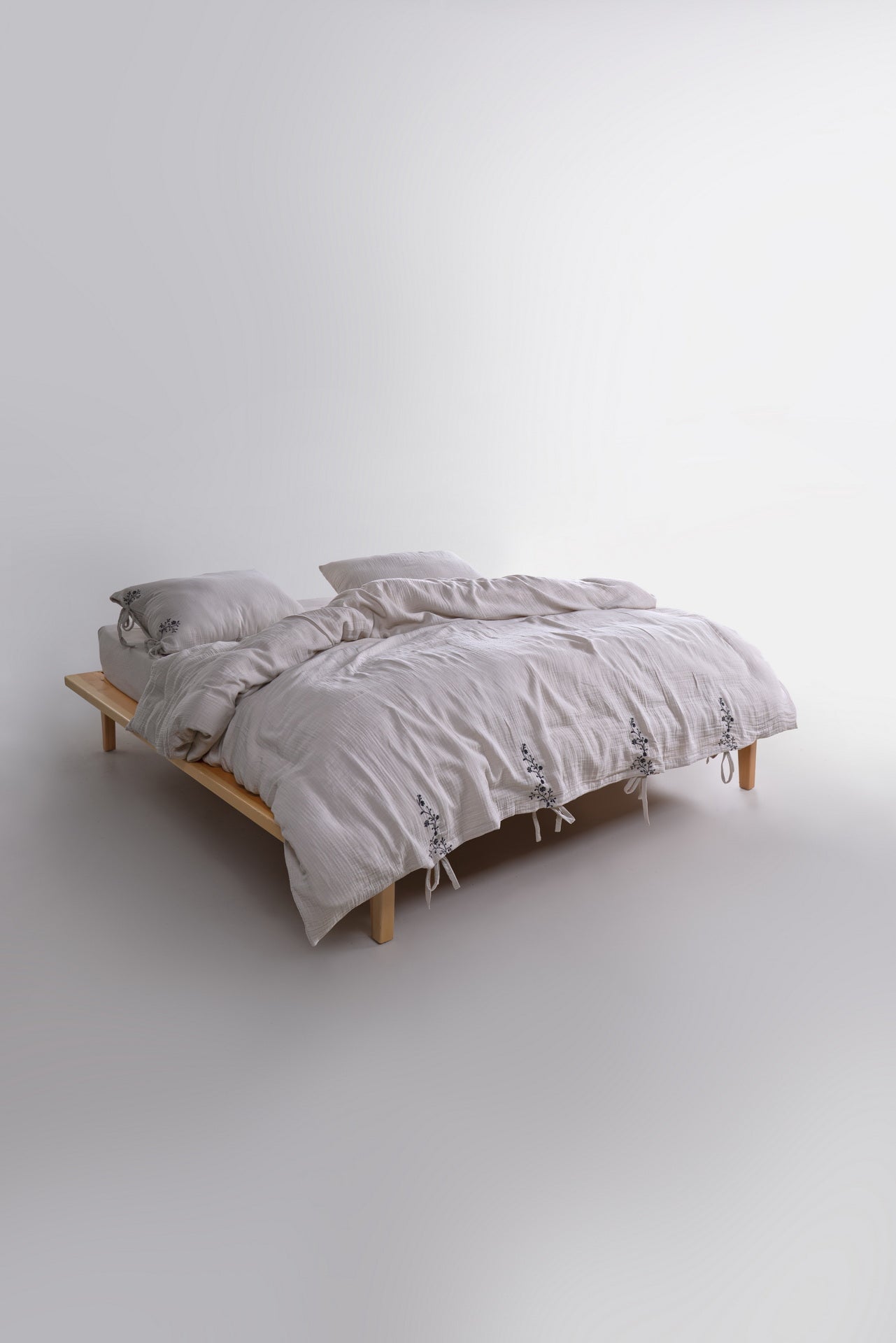 Постільна білизна Limasso Muslin Ira 200 х 220 см Natural Cream