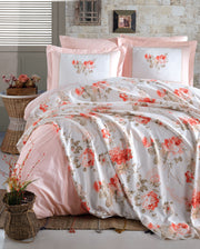 Постільна білизна Istanbul 220x240 Jardin parfum з дифузором і пледом, Kirmizi