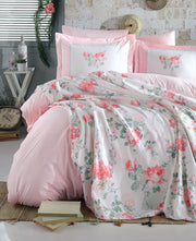 Постільна білизна Istanbul 220x240 Jardin parfum з дифузором і пледом, Mint