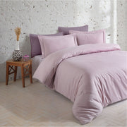 Постільна білизна Turkiz Ranforce Prima 200 х 220 см Kalamaki Violet