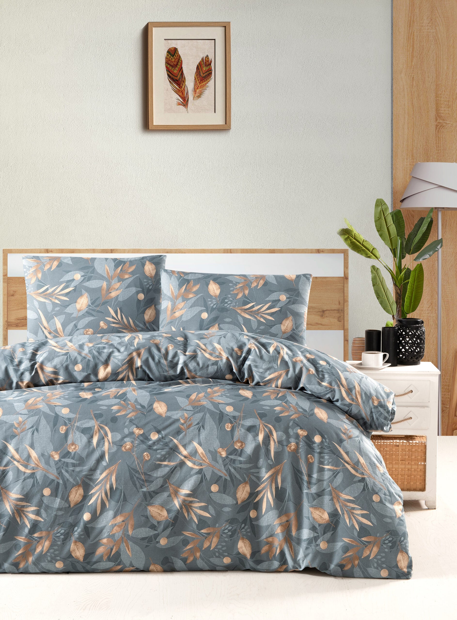 Постільна білизна First Choice Homesko Ranforse сімейний 160 х 220 см Karel Green