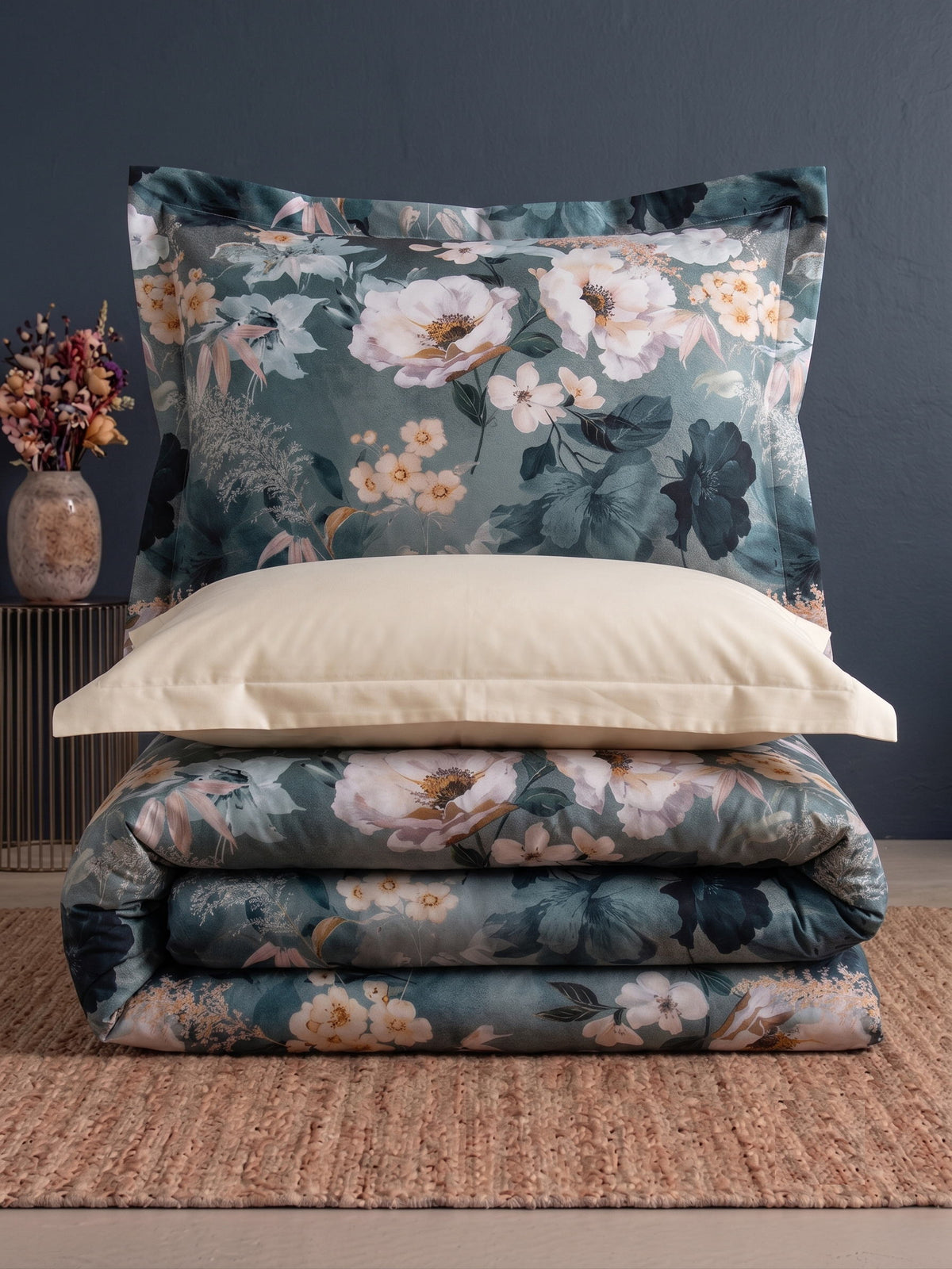 Комплект постільної білизни Issimo Digital Satin 300 TC 200х220 см  Katie