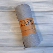 Простирадло Kayra  200 x 220 +25 см махрове на гумці - Темно-сірий
