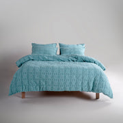 Постільна білизна Limasso Stonewashed Kristal 200 х 220 см Mineral Blue