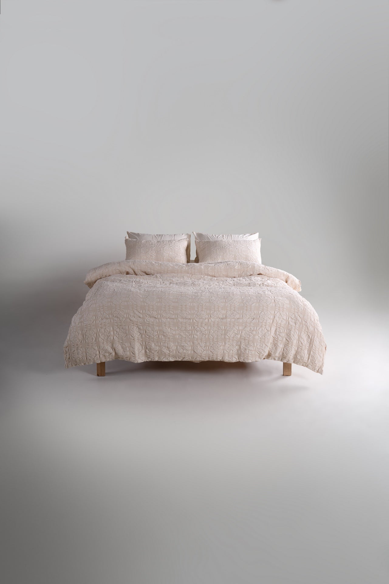Постільна білизна Limasso Stonewashed Kristal 200 х 220 см Naturel