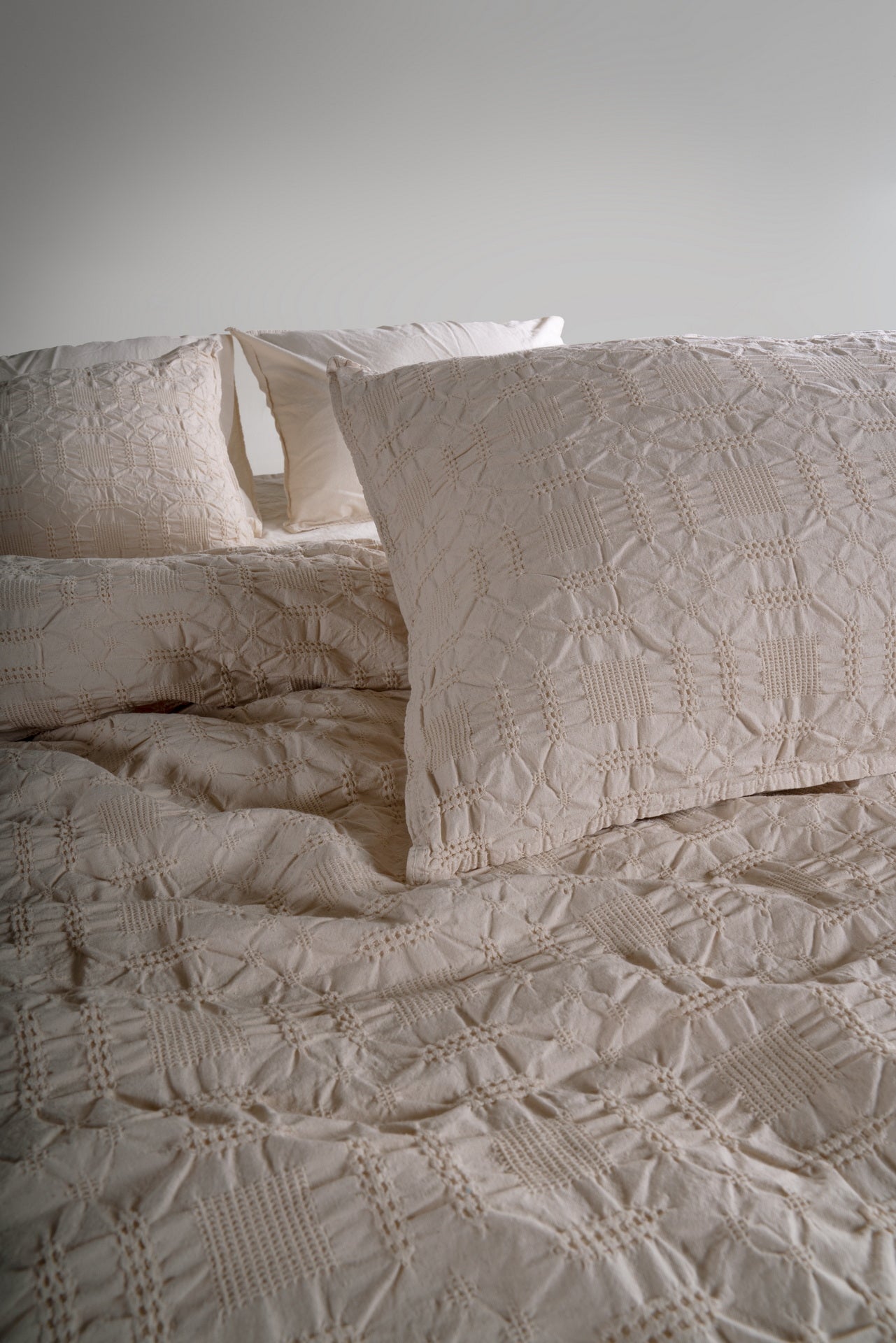 Постільна білизна Limasso Stonewashed Kristal 200 х 220 см Naturel