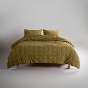 Постільна білизна Limasso Stonewashed Kristal 200 х 220 см Olive