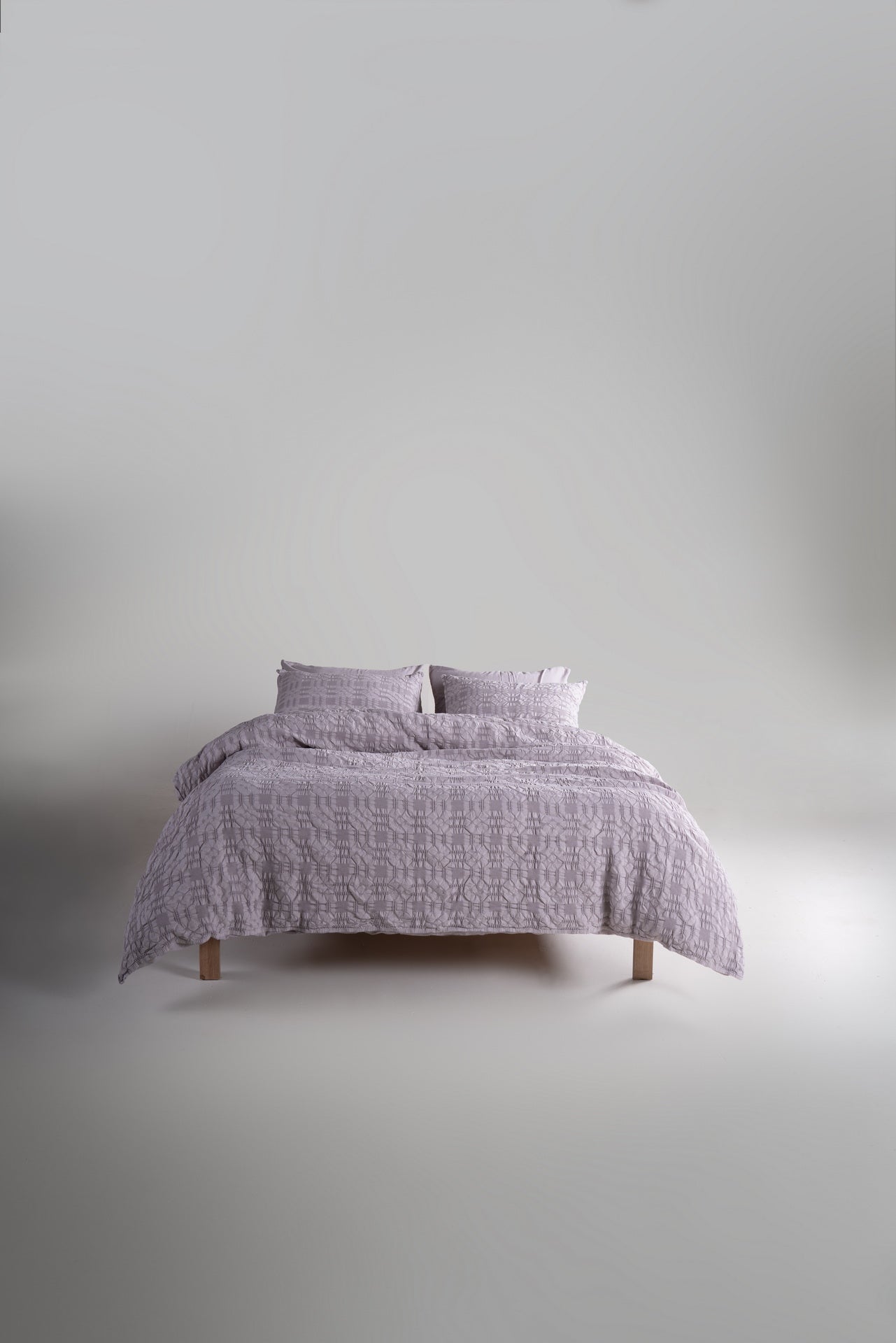 Постільна білизна Limasso Stonewashed Kristal 200 х 220 см Opal Grey