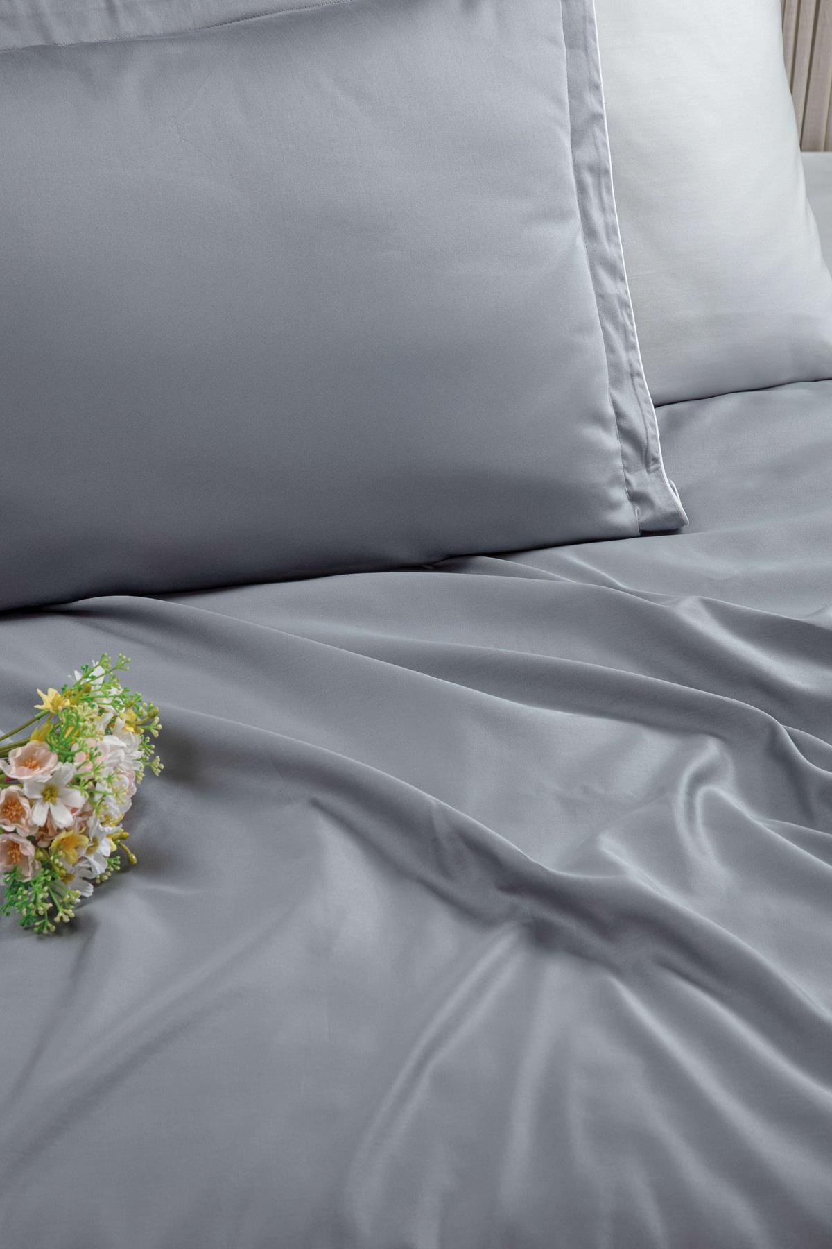 Постельное белье Pupilla Exclusive Satin 200 х 220 см Lara Antrasit