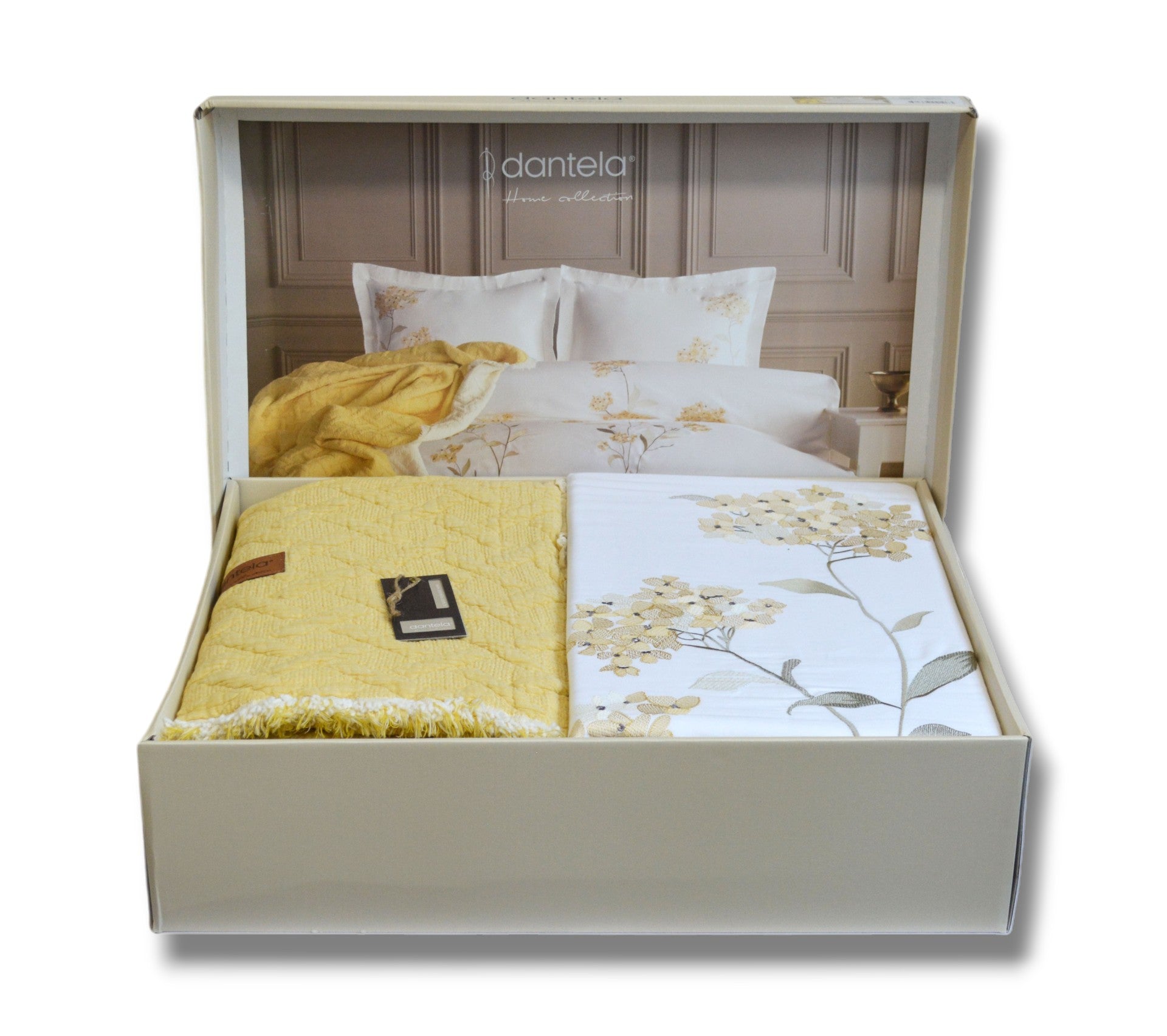 Постільна білизна з покривалом Dantela Satin 200 x 220 см Lavinya Sari