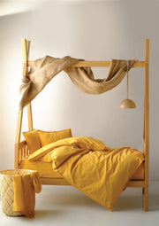 Дитяча постільна білизна Limasso Stonewashed STD Ranforse Baby 100х150 см Lemonade