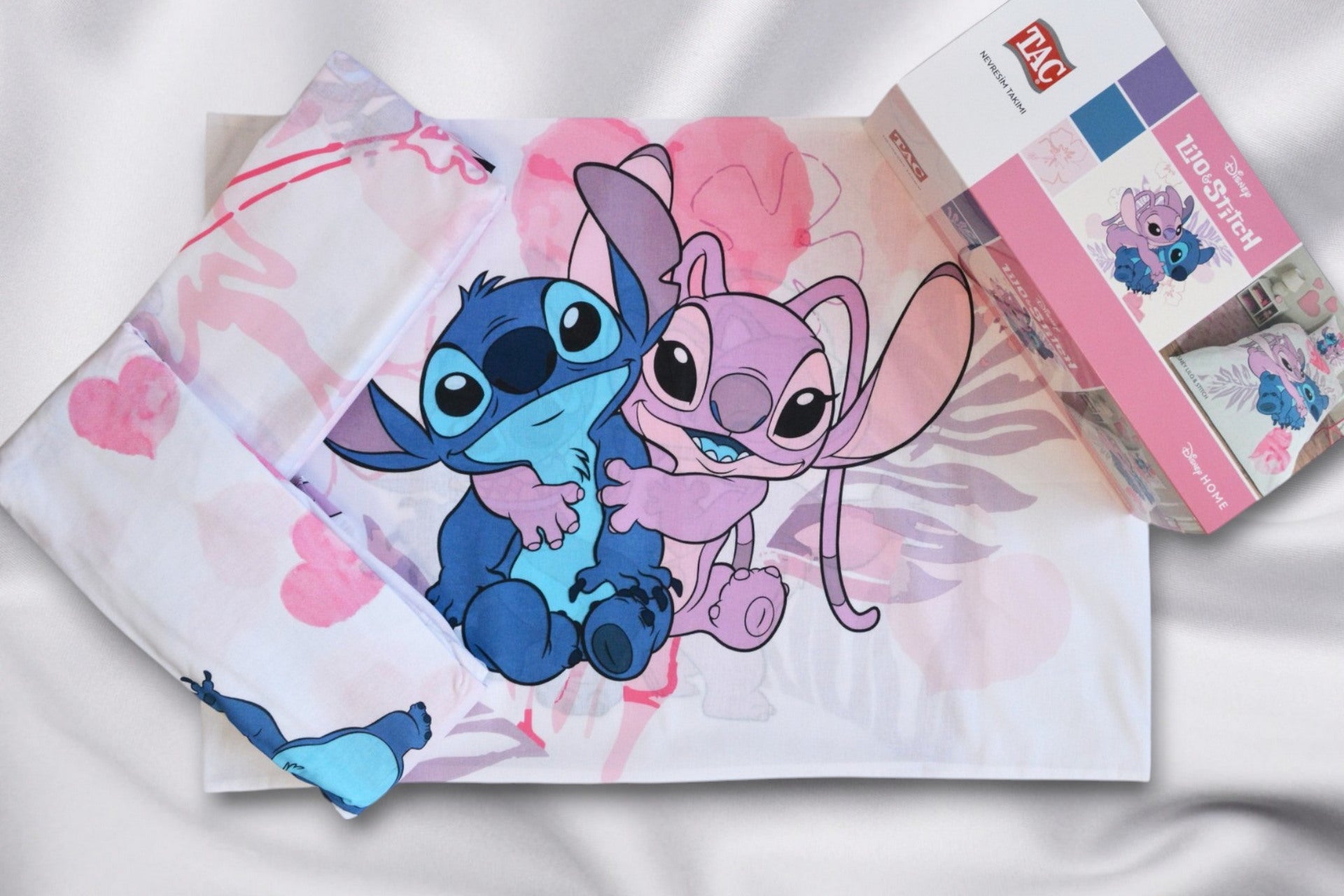 Постільна білизна TAC Disney 160×220 см  Lilo & Stitch