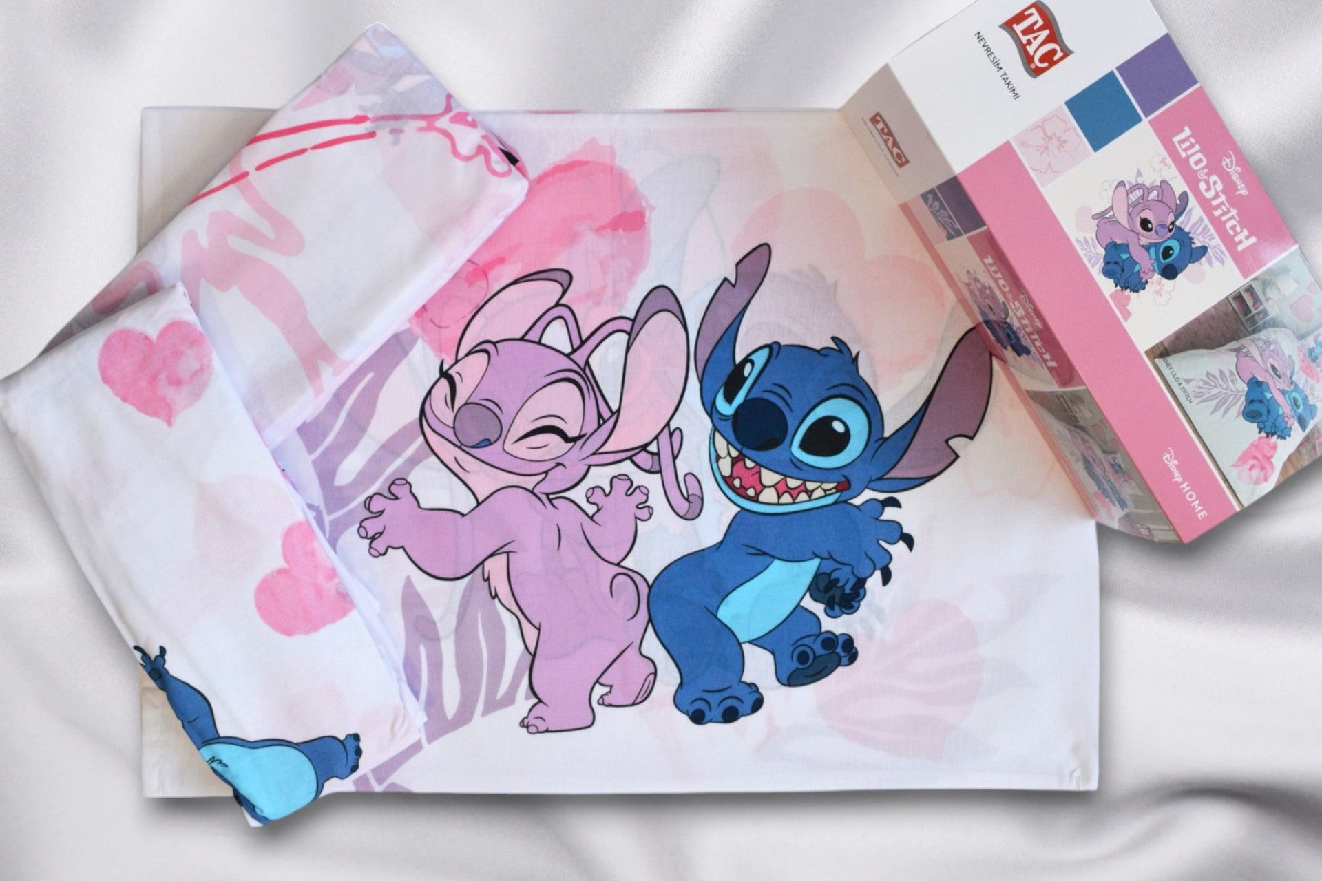Постільна білизна TAC Disney 160×220 см  Lilo & Stitch