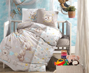 Комплект постільної білизни для новонароджених Clasy Baby Ranforce 100х150 Little Bear