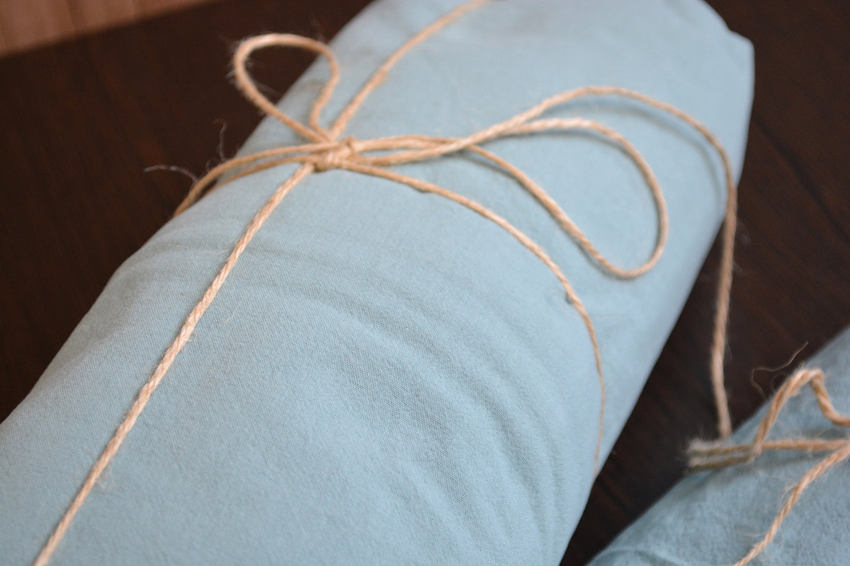 Дитяча постільна білизна Limasso Stonewashed STD Ranforse Baby 100х150 см Mineral Blue