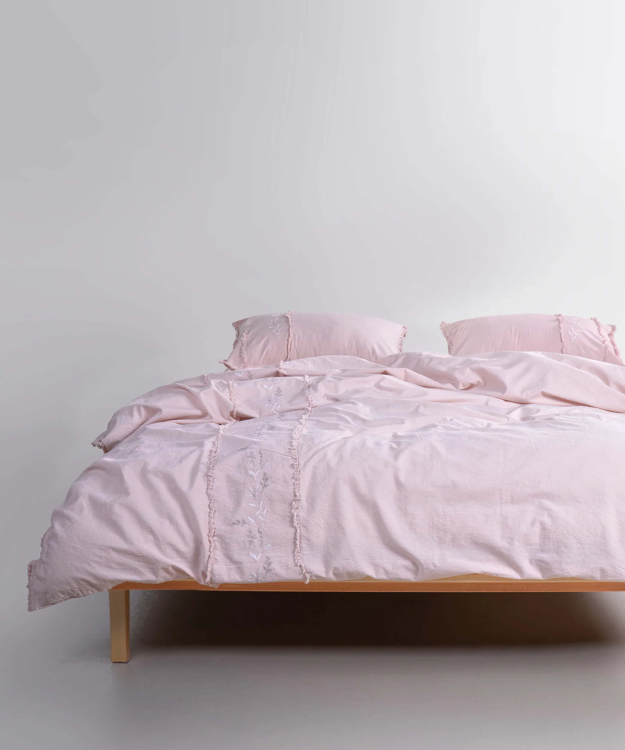 Постільна білизна Limasso Stonewashed Lucyna 200 х 220 см Pristine