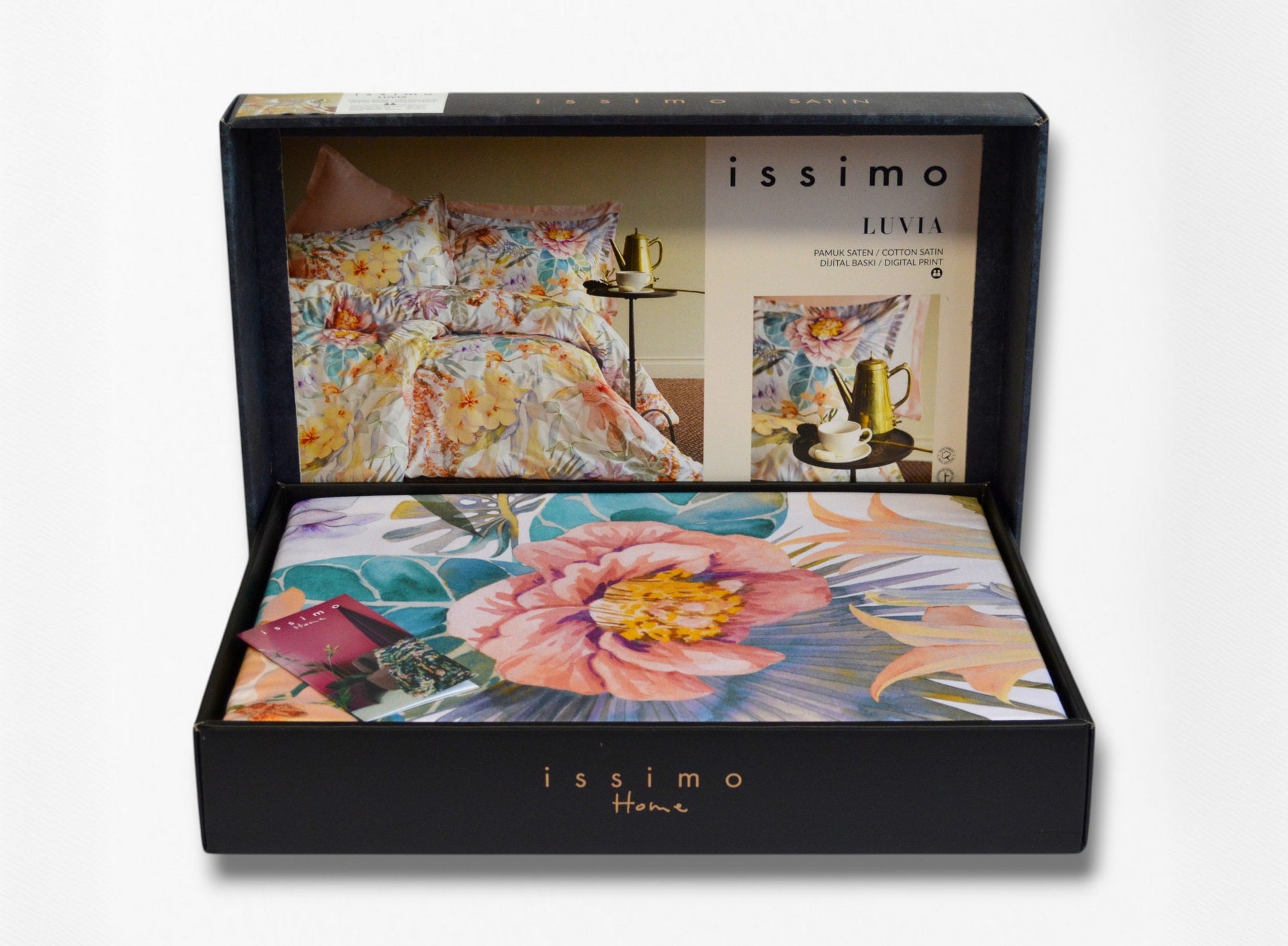 Комплект постільної білизни Issimo Digital Satin 200х220 см Luvia