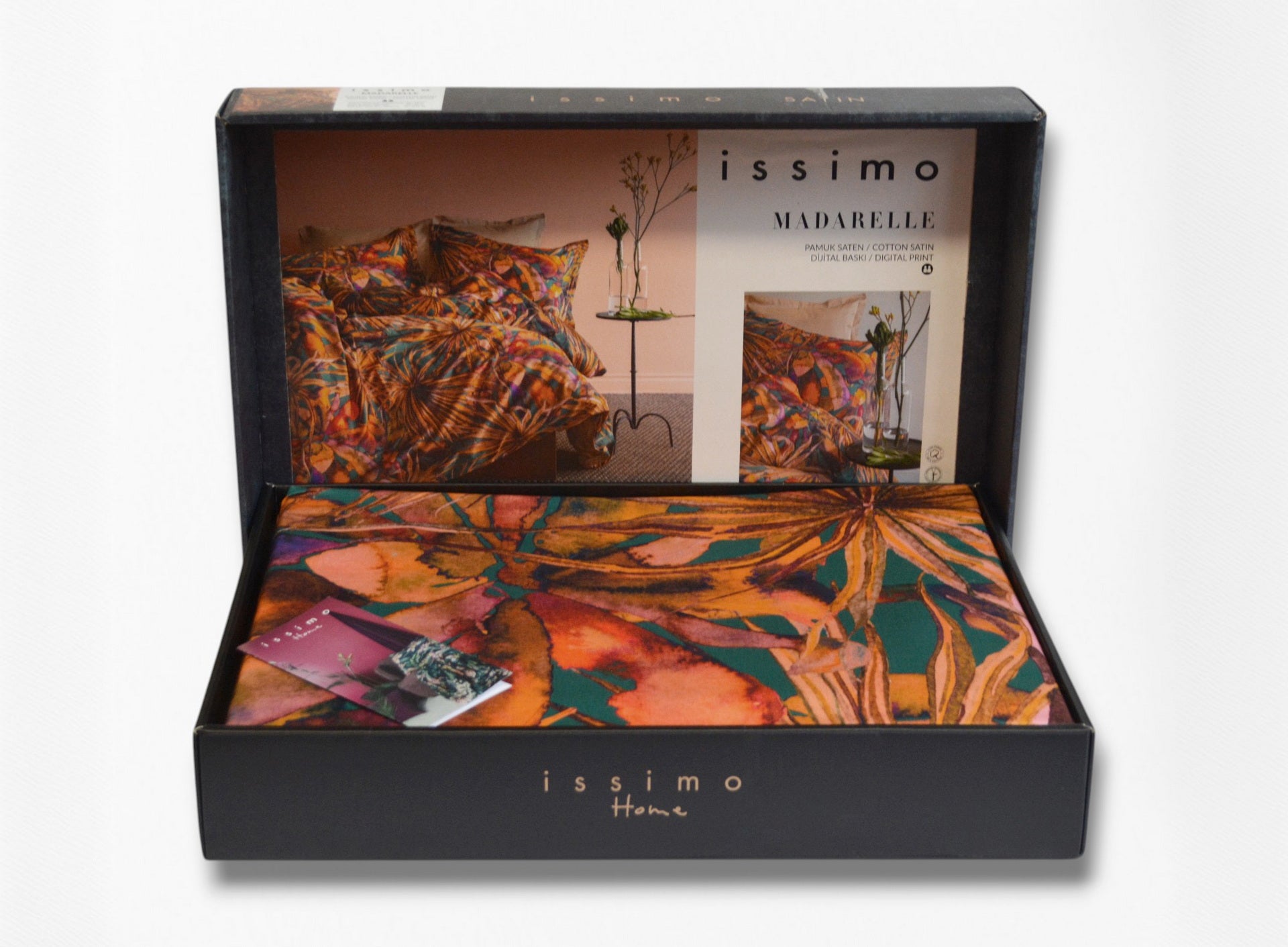 Комплект постільної білизни Issimo Digital Satin 200х220 см Madarella
