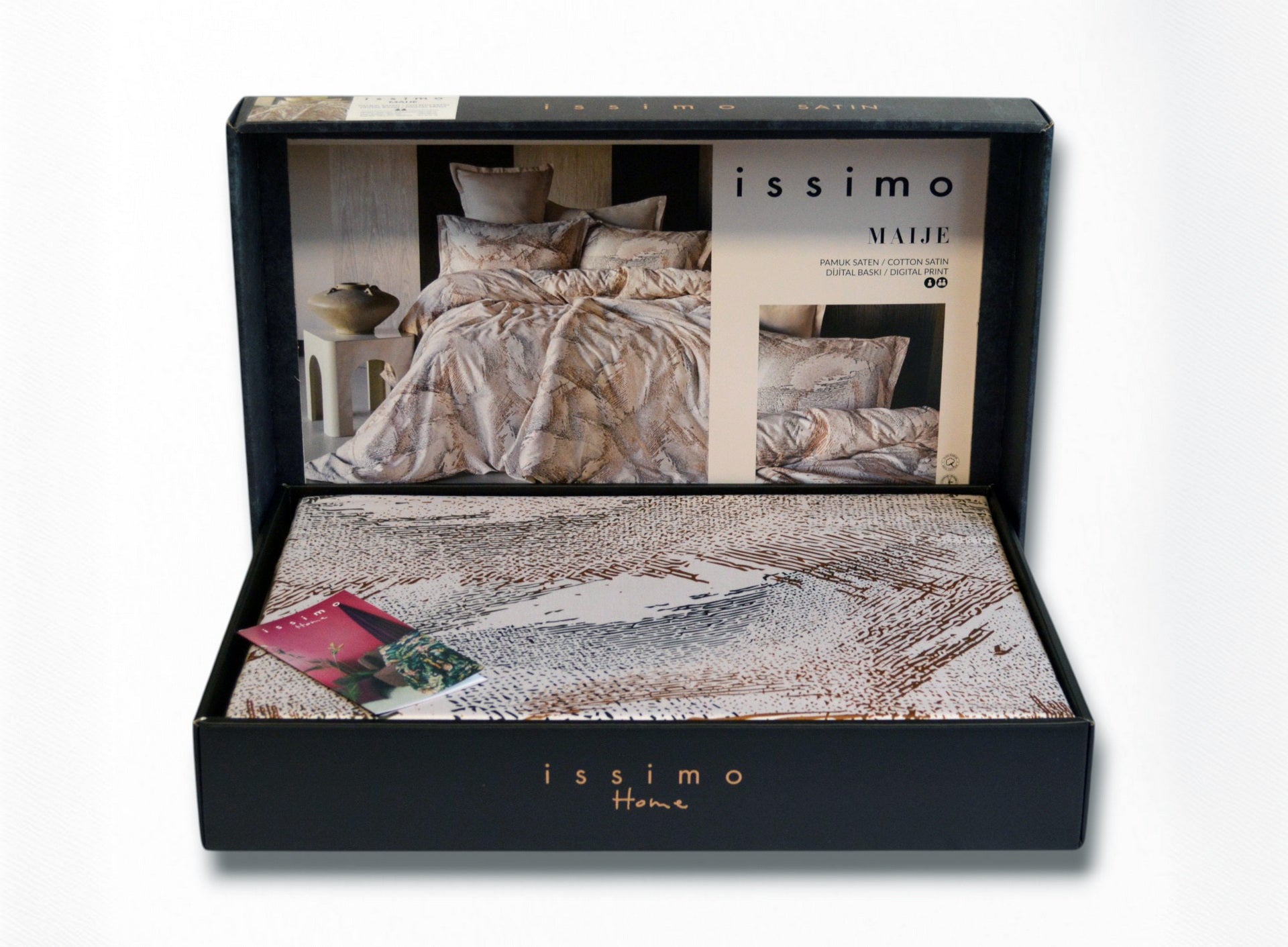 Комплект постільної білизни Issimo Digital Satin 200х220 см Maije