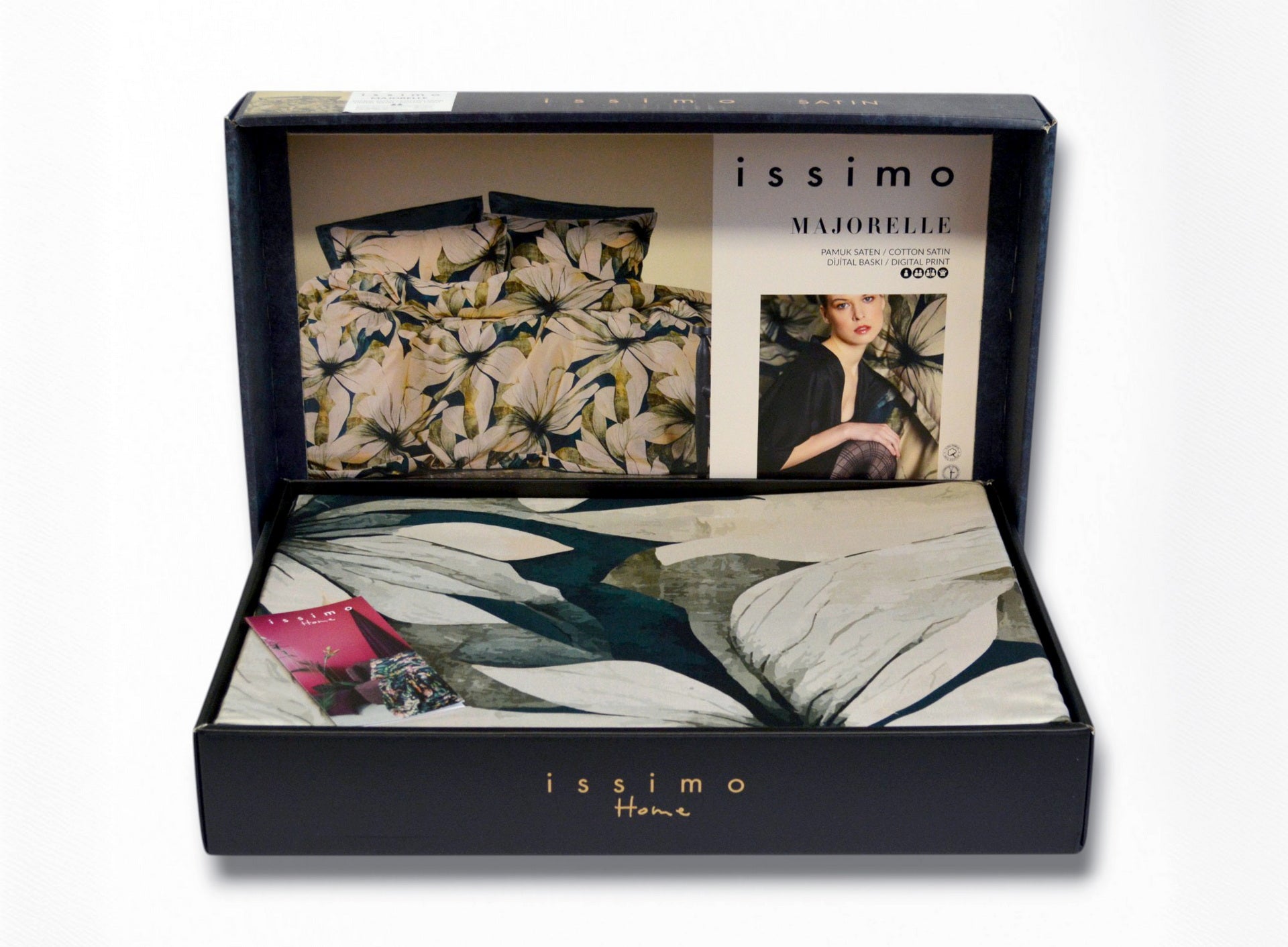 Комплект постільної білизни Issimo Digital Satin 200х220 см Majorelle