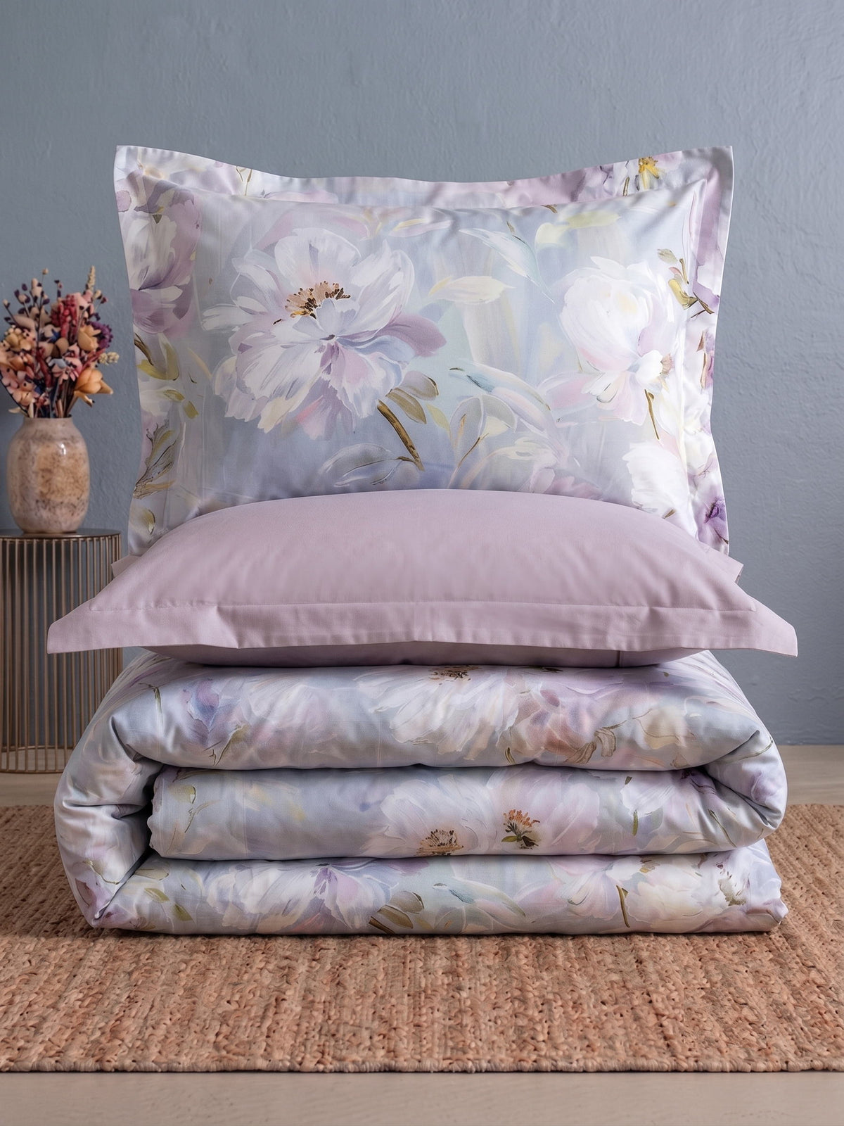Комплект постільної білизни Issimo Digital Satin 300 TC 200х220 см  Maniere