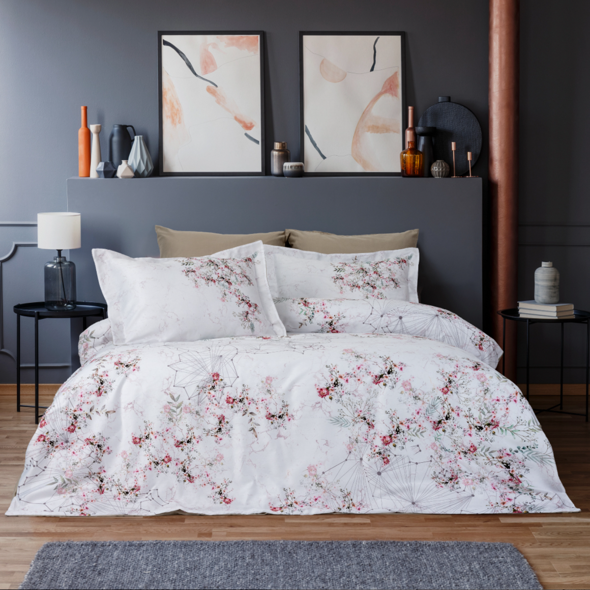 Комплект постільної білизни Prima Casa Digital Satin 200 х 220 см Marbella