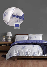 Постільна білизна Turkiz Ranforse 200 х 220 см Meltem Blue
