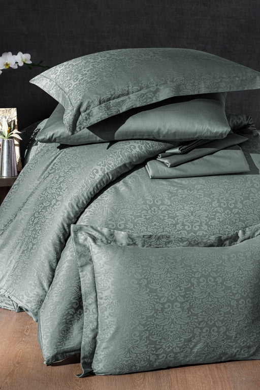 Постільна білизна First Choice Jacquard Satin DARK 200 х 220 см Misra Moonmist