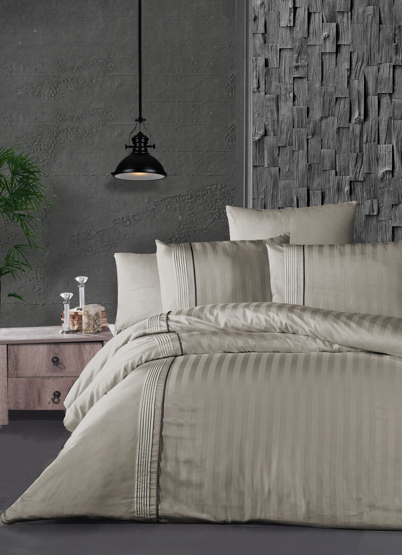 Постільна білизна First Choice Deluxe Satin 200 х 220 см Modalife Soil