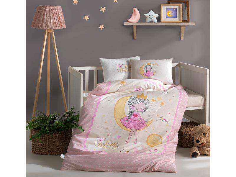 Комплект постільної білизни для новонароджених Clasy Baby Ranforce 100х150 Moon