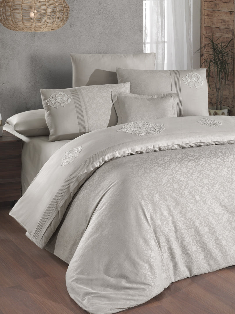 Постільна білизна First Choice V.I.P Satin Moonlight 200 х 220 см Mirabel Soil