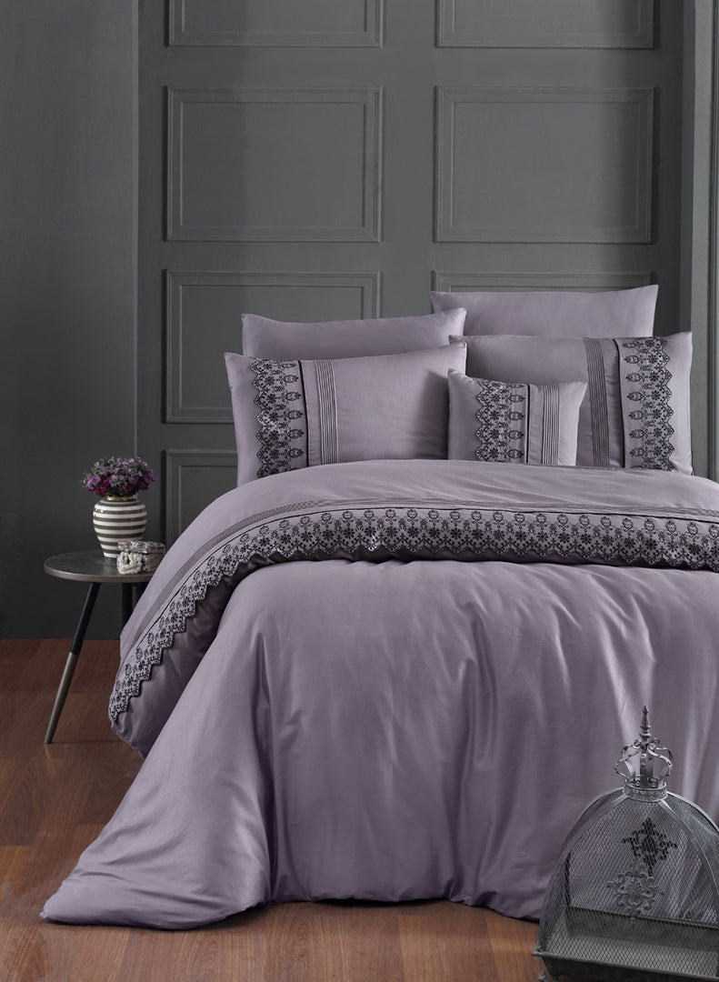 Постільна білизна First Choice V.I.P Satin Moonlight 200 х 220 см Mona Leylak
