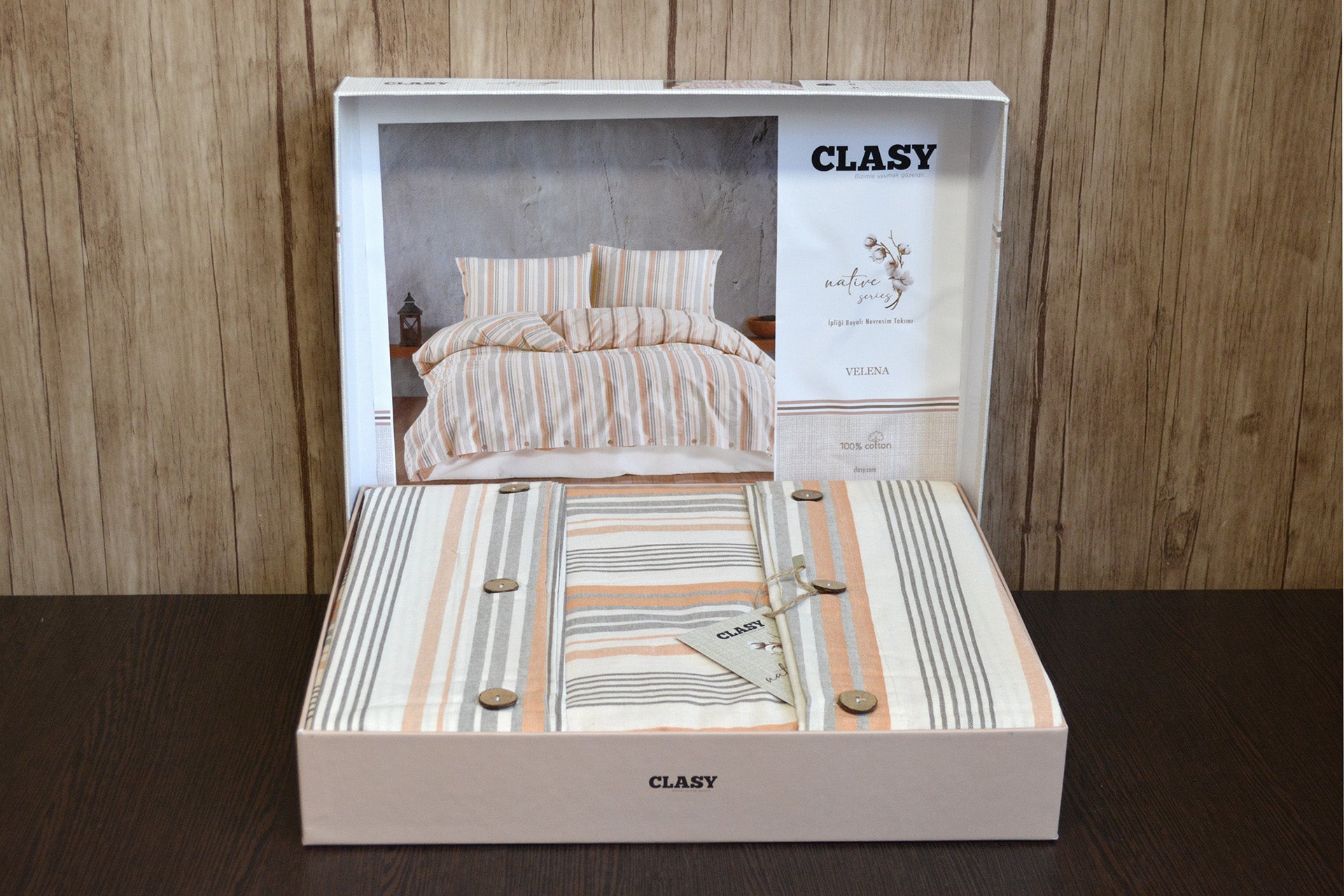 Постільна білизна Clasy Native Series 200х220 см Velena
