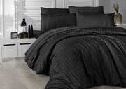 Постільна білизна First Choice Deluxe Satin DARK 200 х 220 см New Trend Black