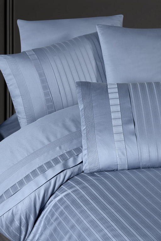 Комплект постільної білизни First Choice Deluxe Satin 200х220 New Treand Dusty Blue