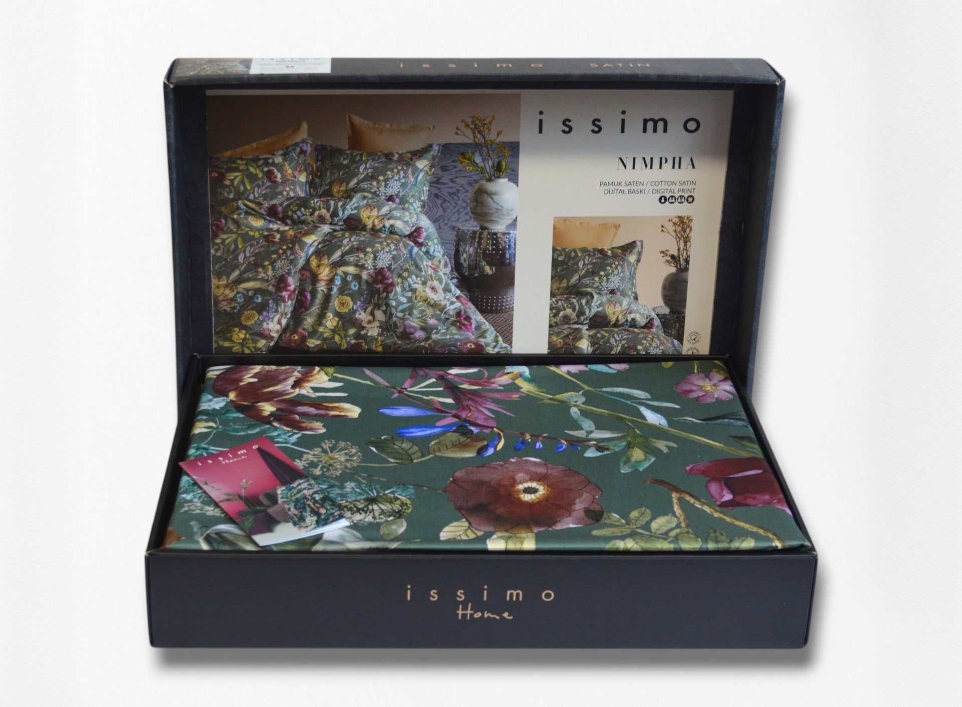 Комплект постільної білизни Issimo Digital Satin 200х220 см  Nimpha