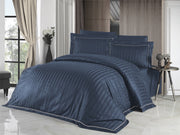 Постільна білизна First Choice Deluxe Satin DARK 200 х 220 см Novel Line Denim